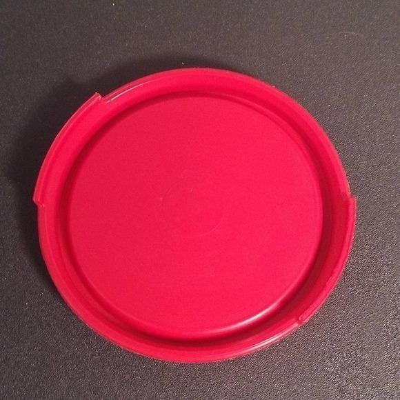 Tupperware Modular Mates 4 3/4 C red seal #1161 #1607 spaghetti holder (C2) - Picture 5 of 5